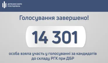 Голосування за кандидатів до складу РГК при ДБР завершено